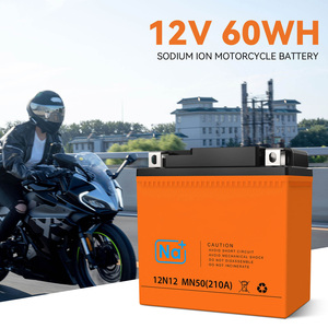 12N12 MN50 210A IP65 12V 60Wh Kurşun Asitli Akü Yerine Sodyum-Hava Motosiklet Marş Aküsü - Product Image 2