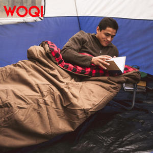 Saco de dormir Woqi de invierno, estilo sobre, de nailon, cálido, para acampar en tienda de campaña, para adultos. - Product Image 1