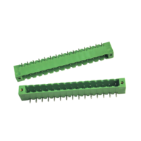 Connecteur de bornier à visser à angle droit pour circuit imprimé, 15 voies, pas de 5,08 mm, pour alimentation électrique et système de contrôle d'éclairage