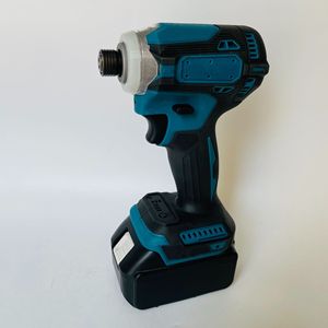 Blue Portable Lithium Battery Rechargeable High Torque Cordless <b>Power</b> Screw Drivers Brushless Impact Screwdriver Set PG4739 Elec - Product Image 4