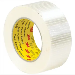 3M 8959 transparent strong bidirectional mesh glass fiber tape high temperature industrial heavy binding fixed Filament Tape