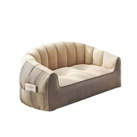 Canapé paresseux Chesterfield moderne Tatami Double pouf pouvant se transformer en lit-canapé pour dormir, idéal pour les médias sociaux, la chambre à coucher, le balcon, le dortoir, la location
