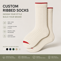 Meilleures ventes BetopSocks Chaussettes décontractées pour hommes Chaussettes d'hiver de haute qualité Chaussettes côtelées classiques solides Premium Rétro Respirantes Chaussettes en coton peigné