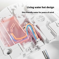 Toilette électrique ovale intelligente originale sans limite de pression d'eau génie intégré automatique monté au sol Tmall