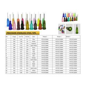 Kunststoff TT SMOOTHFLOW Konische AUSGEGLATTETE NÄLCHEN Zhenju Marke HTTT Modell 6mm/13mm/25mm Länge für Klebstoff-Flüssigkeitsdosierung - Product Image 3