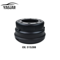 Tambour de frein robuste 51528B pour camion remorque/semi-remorque Webb Gunite, pièces de rechange de frein YAOJAR