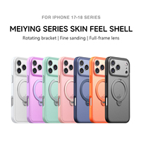 Coque de remplacement rotative en gros pour iPhone 17 18 Pro Max avec protection d'objectif de précision, coque magnétique givrée, stock disponible