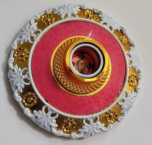 Plaque de lampe ronde légère Hslelectrical en forme de <span class=keywords><strong>lotus</strong></span>, en PP, pour usage intérieur, double usage, avec douille de lampe et garantie de 10 ans - Product Image 3