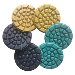 연마 고효율 공장 가격 원형 다채로운 수지 본드 세라믹 바닥 테라조 연삭 대리석 연마 패드