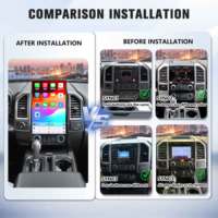 Radio Stereo Mobil Android Layar Sentuh 17.2 Inci untuk Ford F150 F250 F450 Raptor 2015-2020, Pemutar Multimedia Carplay, Navigasi GPS