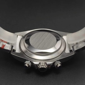 Montre chronographe à quartz pour hommes, 39mm, boîtier en acier, lunette en céramique noire, verre saphir avec mouvement VK63 - Product Image 5