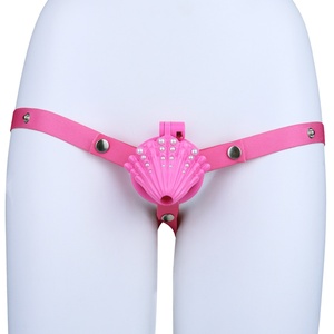อุปกรณ์ล็อคองคชาตแบบสายรัด ANOSX รุ่น Chastity Cage Scallop อุปกรณ์รักษาพรหมจรรย์สำหรับผู้ชาย แบบง่าย ใช้กับกุญแจล็อคอวัยวะเพศชาย ของเล่นทางเพศ BDSM สำหรับผู้ชาย - Product Image 2