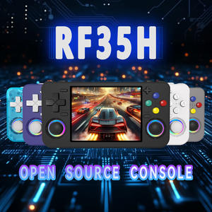 Console de <span class=keywords><strong>jeu</strong></span> vidéo portable rétro RF35H, 64 Go de jeux préchargé<span class=keywords><strong>s</strong></span>, écran IPS de 3,5 pouces, Wifi, Linux, lecteur de poche open source - Product Image 1