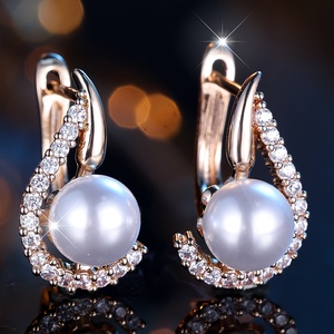 <span class=keywords><strong>ANGOL</strong></span> - Paire de boucles d'oreilles classiques et polyvalentes pour femmes, idéales pour les amies - Product Image 5