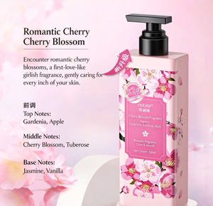 Gel douche parfumé Ouliqi Rose Ardente, hydratant, longue durée, 500ml et 2L, pour le bain et les soins corporels à domicile - Product Image 5