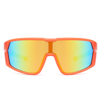 Lunettes de soleil de vélo personnalisables pour enfants Colorful TPEE Lentilles polarisées rectangulaires Flexible Light Tac Material Logo Design