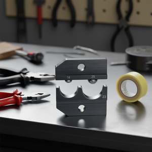 Matriz de crimpado para terminales hembra tubulares de compresión sin aislamiento y terminales de cable de tamaño 16, 23, 25 - Product Image 2