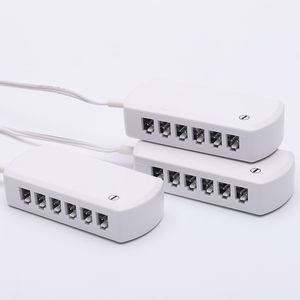 Shuoyue 전기 정션 박스 HV-4WAY 1 2 3 <span class=keywords><strong>4</strong></span> 12 방법 연결 유형 방수 IP20 전원 커넥터 블랙/화이트 - Product Image 1