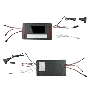 Shinechip 12V cảm ứng thông minh cảm biến chuyển đổi cho defogging thời gian nhiệt độ chức năng hiển thị 60 Wát phòng tắm Led Gương hai - Product Image 3