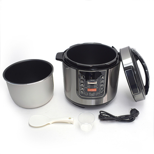 Cuisinière électrique multifonctionnelle <span class=keywords><strong>6</strong></span> quarts en acier inoxydable, pot instantané antiadhésif, cuiseur à riz, yaourtière, <span class=keywords><strong>mijoteuse</strong></span> - Product Image 6