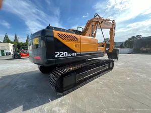 Excavadora Hyundai 220 de 20 toneladas de servicio pesado de Corea, buen precio, mini tractor 4x4 de excavadora de orugas Hyundai usada en el R220LC-9S - Product Image 5