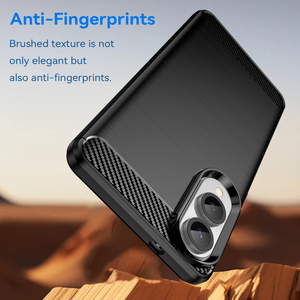 Funda Protectora de Lujo para Teléfono Móvil 5/M16 A06 5G, de Fibra de Carbono Resistente a Impactos, con Revestimiento Suave de TPU y Estampado en Caliente - Product Image 3