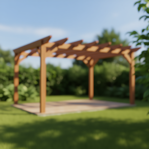 Kit de Soportes para Pérgola de 4x4 Pulgadas, Acero con Recubrimiento de Polvo Negro, Resistente a la Intemperie, para Gazebo o Pabellón - Product Image 2