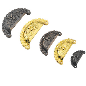 Poignée de meuble antique en forme de coquille, en alliage de zinc, design traditionnel, bouton de meuble durable pour tiroir de cuisine, armoire à pharmacie - Product Image 5