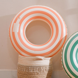 TANYOZHE Inflatable Swimming <b>Ring</b> Striped Design Thickened Anti-Rollover For Child And Adult Pool Float Water Sports - Product Image 3