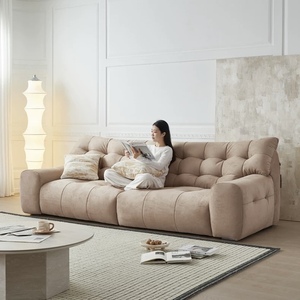 2025 nuevo respaldo alto Magic <span class=keywords><strong>Masha</strong></span> Black Bear fila recta sofá conjunto de tela con patas de tela para sala de estar por Guangdong Foshan - Product Image 1