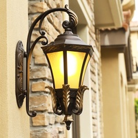 Applique murale LED en métal de Style country américain nordique luminaires créatifs en verre en aluminium comprend une ampoule pour la décoration intérieure jardin