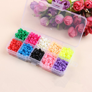 Venta al por mayor en línea 5mm DIY plástico Perler fusible cuentas niñas juego con diferentes colores educativo planchado cuentas juguetes baratos - Product Image 3