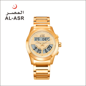 Montre islamique ALFAJR avec affichage analogique-numérique, alarme, <span class=keywords><strong>boussole</strong></span>, étanche, montre de prière Alasr, montre <span class=keywords><strong>Qibla</strong></span> - Product Image 6