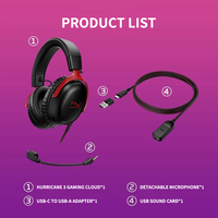 HyperX 2 Extremely Unknown Cloud III Over-Ear CSGO Delta Headphone Gaming Berkabel dan Nirkabel Hi-Fi 7.1 Active Noise Cancelling