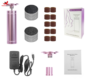 Lima Eléctrica para Pies con Mango Largo, Removedor de Callos, Herramienta de Masaje Portátil y Potente, Set de <span class=keywords><strong>Pedicura</strong></span> - Product Image 1