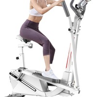 Machine de marche intérieure ultra silencieuse Contrôle magnétique Équipement de fitness elliptique Vélo d'exercice commercial à pied