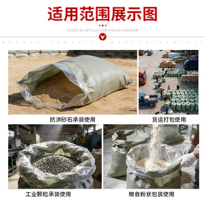 Bolsa Tejida Impermeable Sheng Yuanyuan, 48gsm, Forro Interior Gris Verde, Embalaje a Prueba de Humedad para Logística y Envíos - Product Image 3