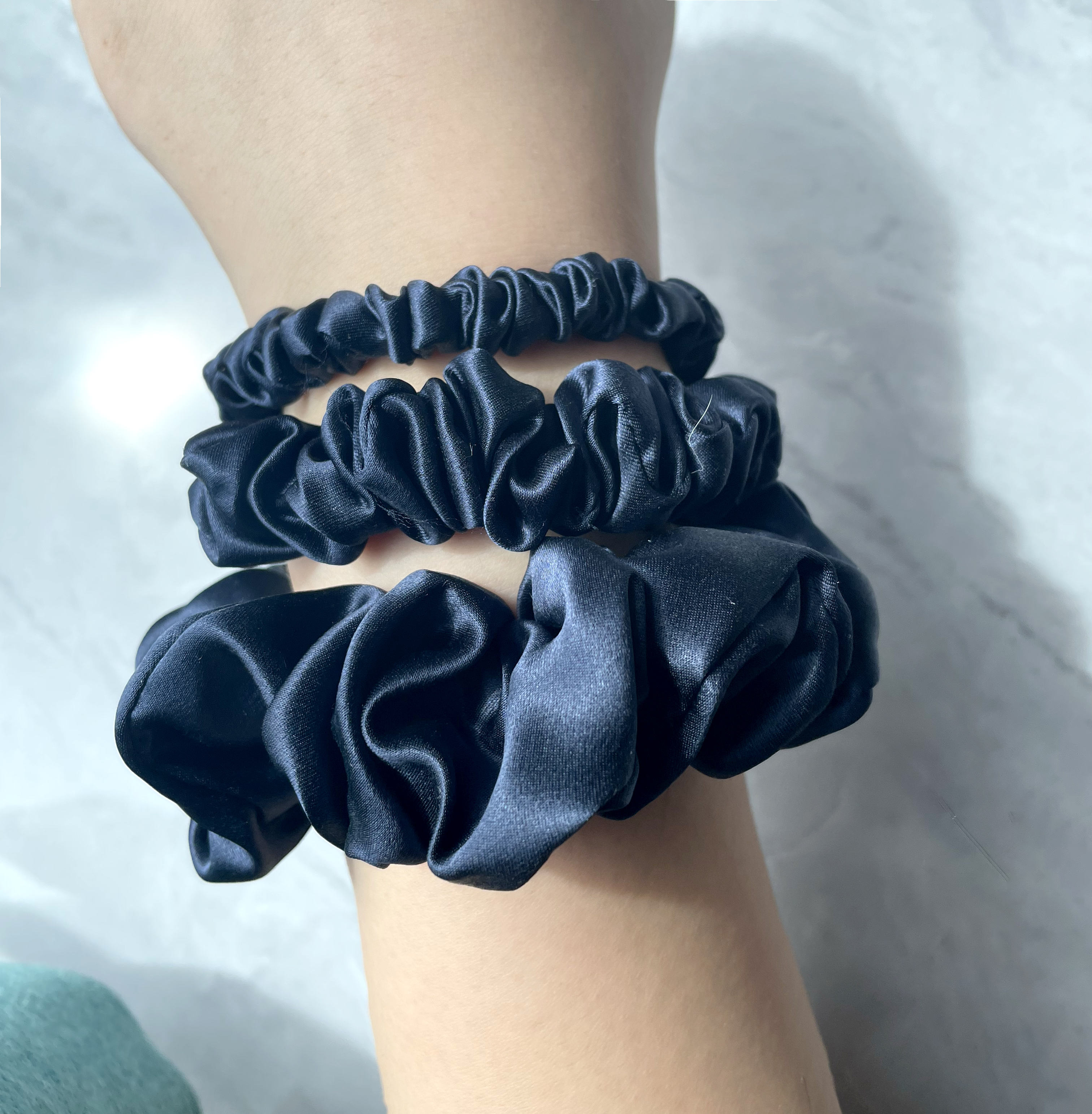 Soie cheveux chouchoue