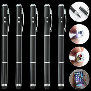 Stylo Gel Métallique LED Tactile 4-en-1 en Gros avec Gravure de Logo Personnalisé pour Stylet Mobile et Tablette - Product Image 2