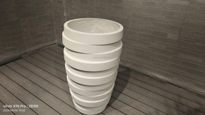 Grandi vasi di <span class=keywords><strong>fiori</strong></span> in fibra di argilla fioriere durevole vaso <span class=keywords><strong>da</strong></span> <span class=keywords><strong>giardino</strong></span> Set centro commerciale per la casa <span class=keywords><strong>fiori</strong></span> decorativi per interni - Product Image 2