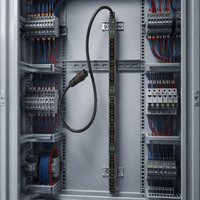PDU IP intelligent triphasé 36 C39 avec mesure et SNMP, unité de distribution d'alimentation intelligente pour rack, 6x30A MCB, disjoncteur pour rack de serveur, 10AWG UL