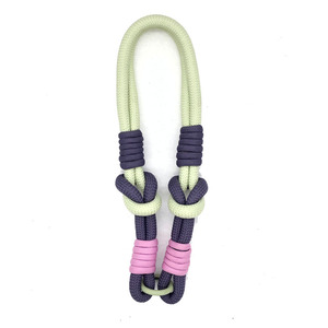 Porte-clés avec cordon noir, perle bleue et crochet en forme de T pour sangles de téléphone portable, couleurs mélangées - Product Image 2