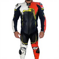 Chaqueta de Cuero Protectora para Motociclismo, Sublimada, Resistente al Viento, Transpirable, de Secado Rápido, Manga Larga, Tallas Grandes, con Logotipo Personalizado, para Invierno