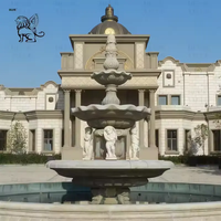 Fontaine de jardin BLVE, décoration paysagère, grande fontaine en marbre pour l'extérieur