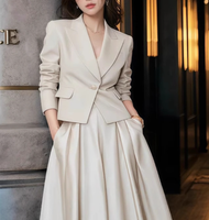 Ensemble tailleur élégant sur mesure deux pièces pour femme – Nouveau style décontracté chic pour le bureau et les occasions formelles
