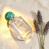 OEM Offres Spéciales 100ml Cylindre transparent personnalisé de luxe rechargeable Pompe de pulvérisation scellant Bouteille de parfum vide en verre avec bouchon à bille