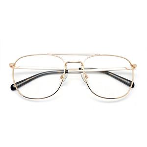 Monturas de gafas ópticas de metal de titanio cómodas ligeras de mujer de diseño sencillo y moderno al por mayor - Product Image 3