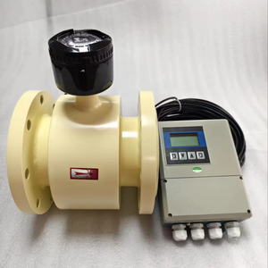 4 inci 0.5% meteran aliran elektromagnetik air industri Medidor De Flujo meteran aliran magnetik massa Digital lumpur terpisah - Product Image 2