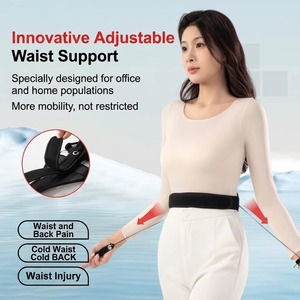 Ceinture de soutien lombaire sportive en nylon respirant et réglable avec soulagement des douleurs dorsales et correction de la posture Garantie de 30 jours - Product Image 3