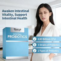 Poudre de Probiotiques Non-OGM Stables à Température Ambiante OEM ODM, Marque Privée, Complément Probiotique Intestinal pour la Santé Digestive